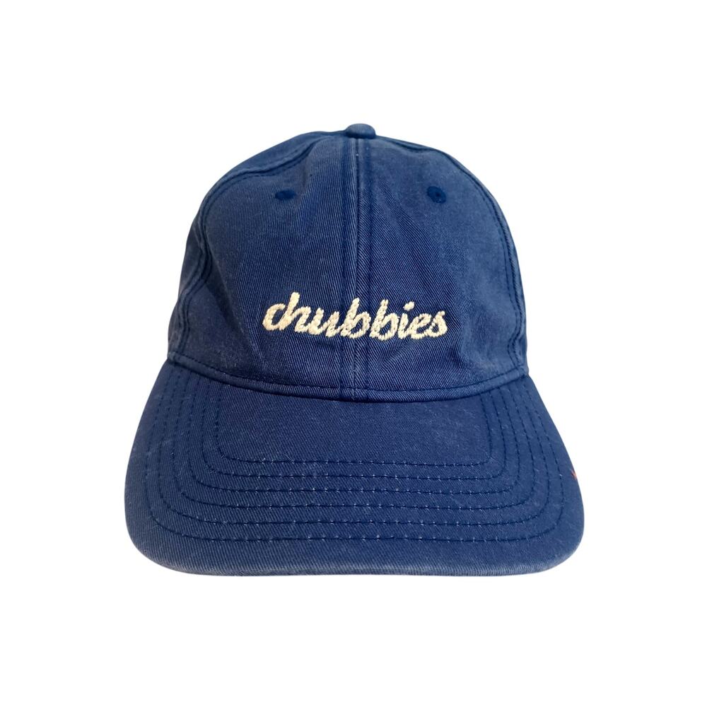 Chubbies Harding Lane Blue Dat Hat Baseball Strap back Cap Embroidered